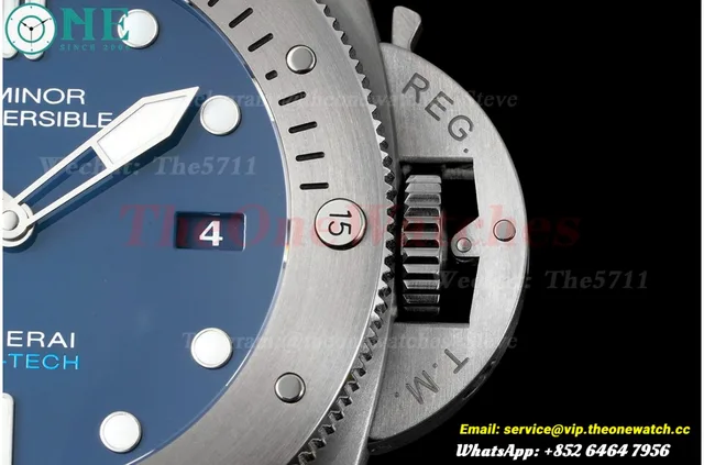 Submersible PAM692 BMG Tech TI/RU Blue 47MM VSF P9010 — photo 7