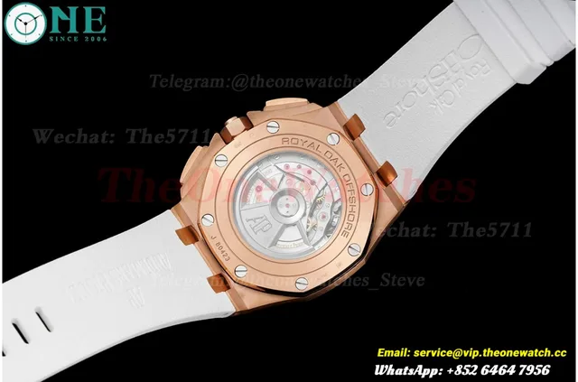 Royal Oak Offshore 26408 44mm RG/RU White/White JJF A3126 — photo 10