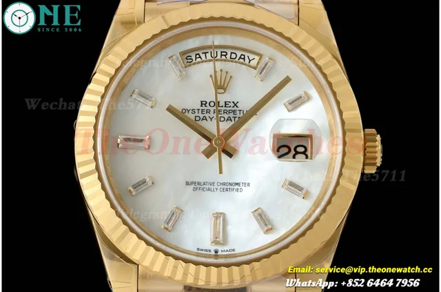 DayDate 228238 40mm YG/YG MOP/Dia VSF V2 DD3255 (Weighted Approx .182g) — photo 2