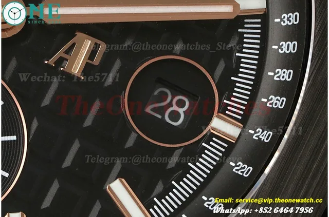 Royal Oak Offshore 26405CE 44mm Cer/RU Glasses Dial APJF A7750 Mod — photo 8