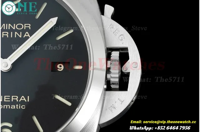 PAM1312 Lum. Marina Auto 44mm Black SS/LE VSF P9010 — photo 7