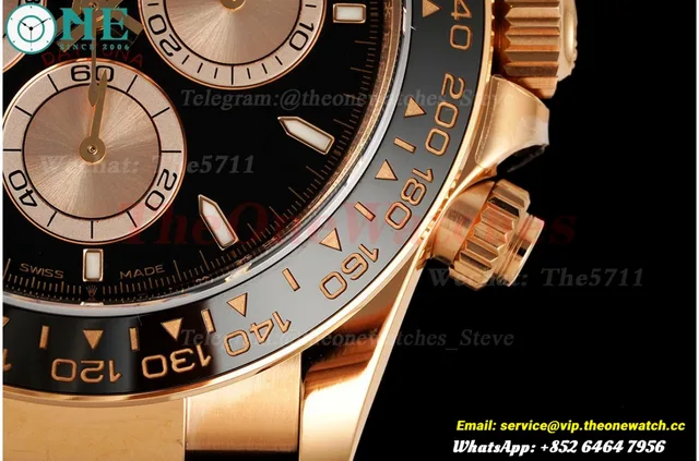 Daytona 126515 40mm RG/RU Black/Stk VSF V2 DD4131(Gain Weight) — photo 8