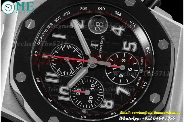 Royal Oak Offshore 42mm SS/RU Black/Black/Num JJF A3126 — photo 4