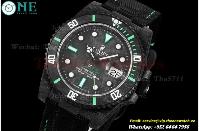 Submariner DIW 40MM Carbon/NY Black/Green VSF VS3135