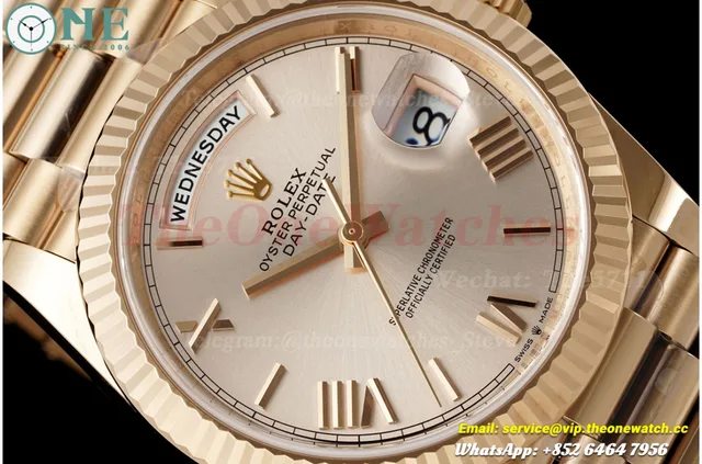 DayDate 228235 40mm RG/RG Rose Gold/Rmn VSF DD3255 Super Clone — photo 3
