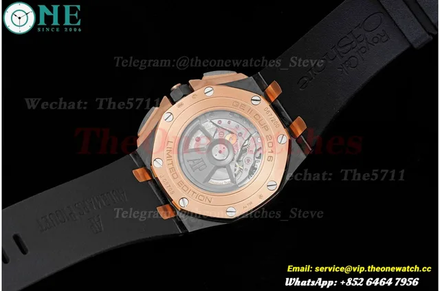 Royal Oak Offshore 24606 44mm Ceramic/RU Black/Black JJF A3126 — photo 6