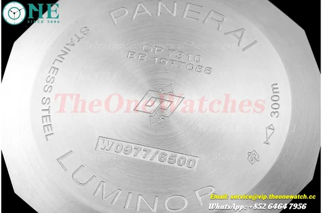 PAM1312 Lum. Marina Auto 44mm Black SS/LE VSF P9010 — photo 22