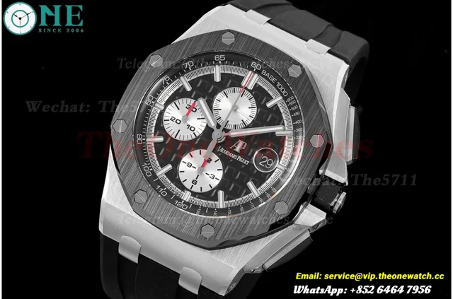 Royal Oak Offshore 26400IO 44mm SS/RU Black/White JJF A3126