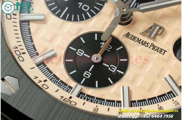 Royal Oak Offshore 26400SO 44mm SS/RU Beige Dial APJF A3126 — photo 7