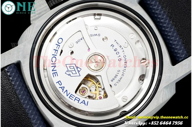 PAM1663 Lum. Marina Auto 44mm Blue TI/FC/NY VSF P9010 — photo 14