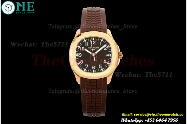 Aquanaut 5167 40mm RG/RU Brown Dial BBF DD324 Super Clone — photo 4