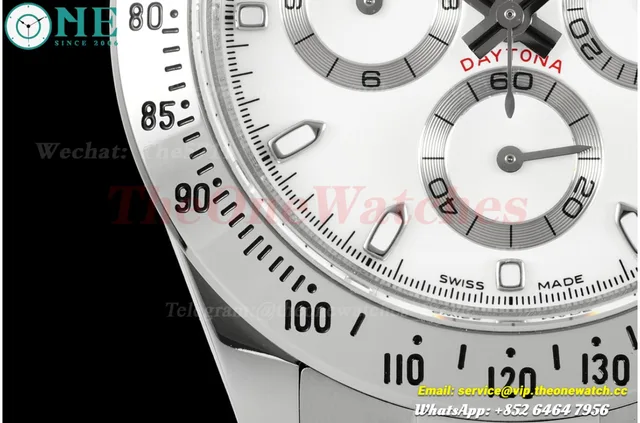 Daytona 116520 40mm SS/SS White Dial UFO UFO.F4130 (Free Sprung) — photo 7