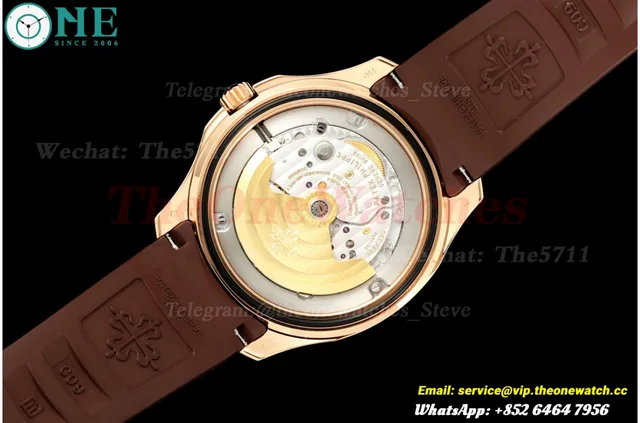 Aquanaut 5167 40mm RG/RU Brown Dial BBF DD324 Super Clone — photo 9
