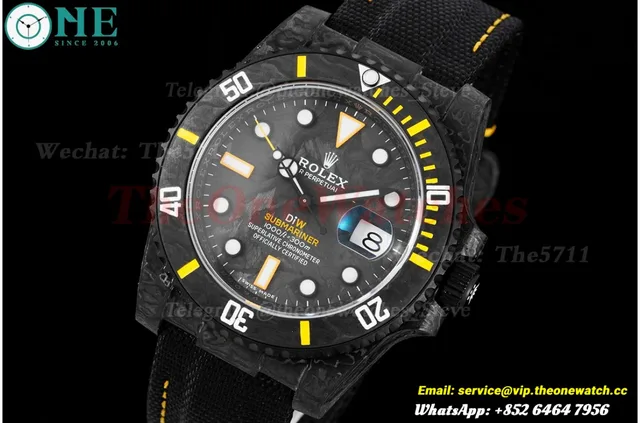 Submariner DIW 40MM Carbon/NY Black/Yellow VSF VS3135