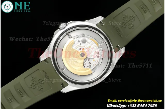 Aquanaut 5168 42mm SS/RU Green Dial BBF DD324 Super Clone — photo 9