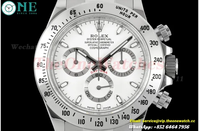 Daytona 116520 40mm SS/SS White Dial UFO UFO.F4130 (Free Sprung) — photo 2
