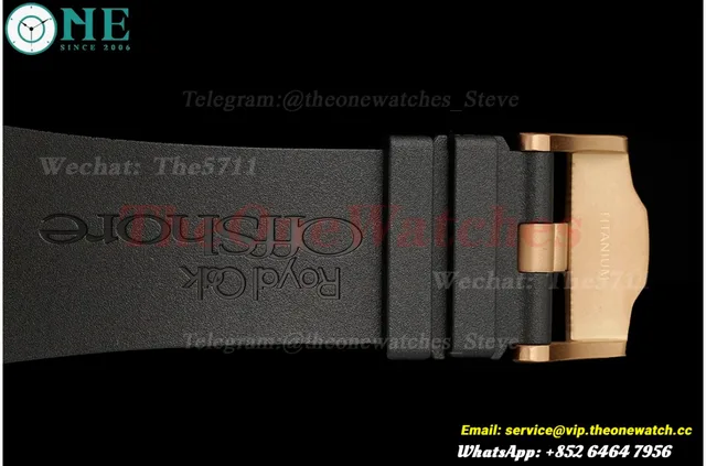 Royal Oak Offshore 26405NR 44mm Black Cer/RU Grey Dial APJF A7750 Mod — photo 30