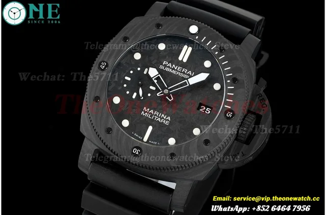 Submersible PAM979 47mm Carbon/RU Carbon Dial VSF P9010