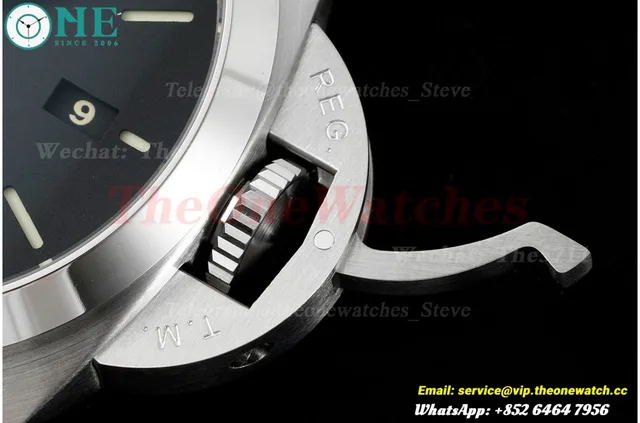 PAM1312 Lum. Marina Auto 44mm Black SS/LE VSF P9010 — photo 8