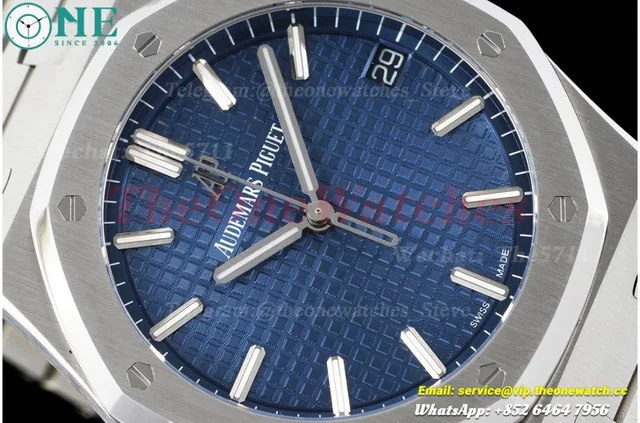 Royal Oak 41mm 15500 SS/SS Blue/Stk ZF V3 A4302 Super Clone — photo 4