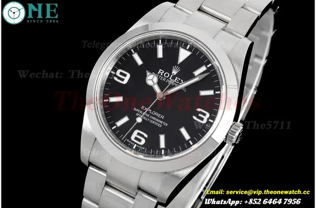 Explorer I 214270 39mm Oys SS/SS Black Dial BPF A2824