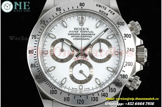 Daytona 116520 40mm SS/SS White/Stk VF DD4130 — photo 2
