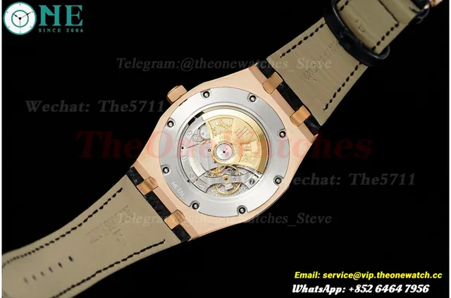 Royal Oak 15400 RG/LE Black Dial APSF V4 SA3120 Super Clone (Tungsten Heavy Version) — photo 10