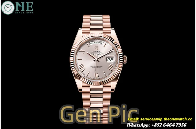 DayDate 228235 40mm RG/RG Champagne/Stk VSF V2 DD3255 (Weighted Approx.182g)