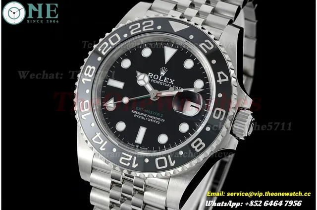 GMT Master II 126710 Bruce Wayne 40mm Jub SS/SS Black Dial VSF DD3285