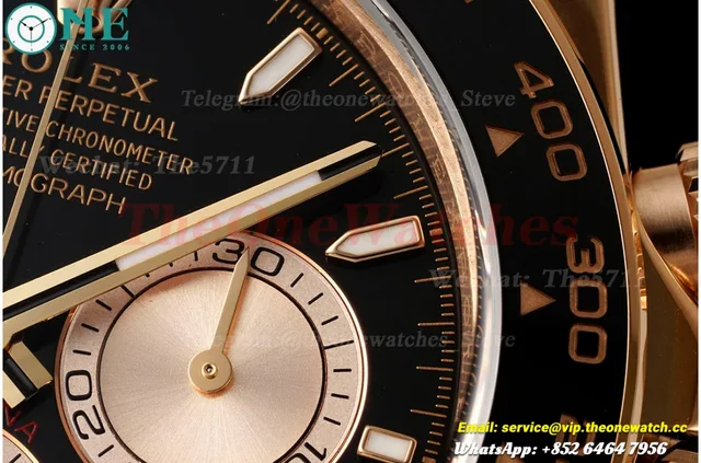 Daytona 126515 40mm RG/RU Black/Stk VSF V2 DD4131(Gain Weight) — photo 12