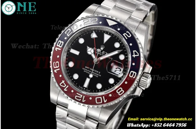 GMT Master II 126710 Pepsi Oys 40mm SS/SS Black VSF V3 DD3285 Super Clone