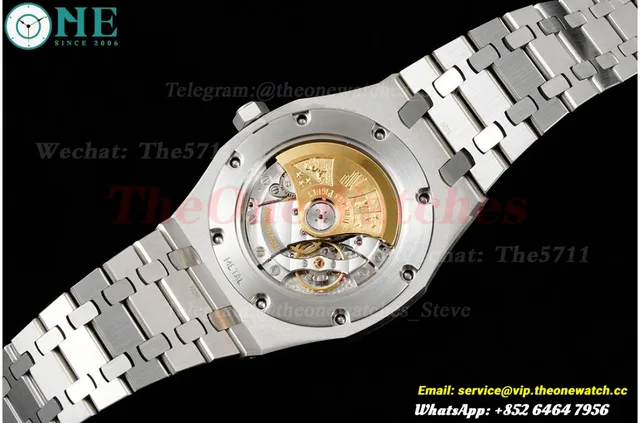Royal Oak 15400 SS/SS Grey/Stk APSF SA3120 Super Clone — photo 8
