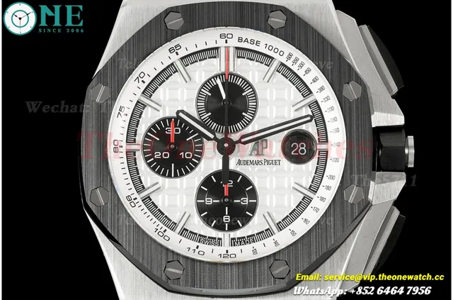 Royal Oak Offshore 26400SO 44mm SS/RU White Dial APJF A3126 — photo 2