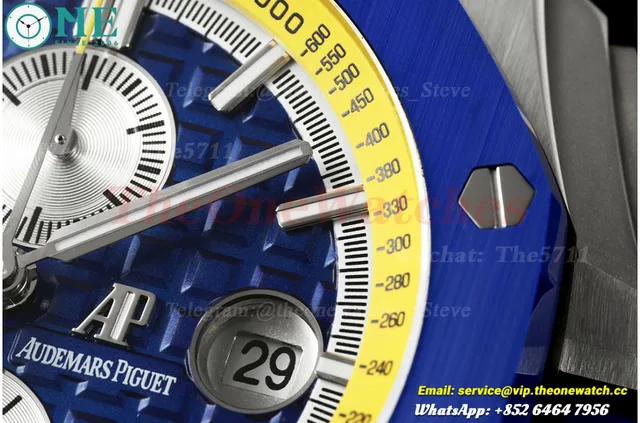 Royal Oak Offshore 26400SO 44mm SS/RU Blue Dial APJF A3126 — photo 6