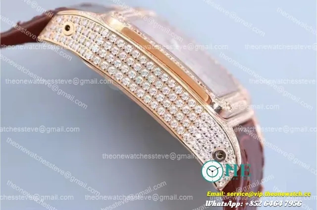 Cartier - Santos De Cartier 42mm Dia RG/LE Dia/Rmn TWF 8215 — photo 2