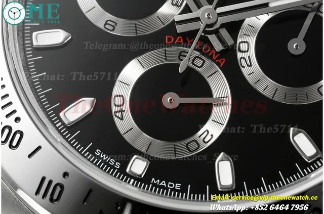 Daytona 116520 40mm SS/SS Black Dial UFO UFO.F4130 (Free Sprung) — photo 6