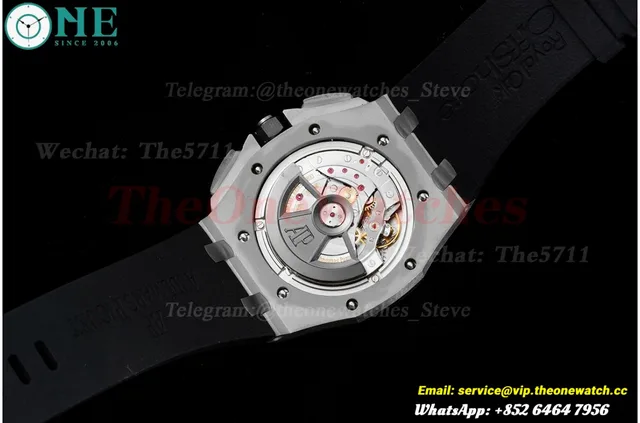 Royal Oak Offshore 26400IO 44mm SS/RU Black/White JJF A3126 — photo 10