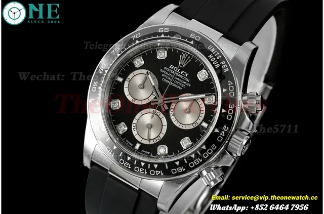 Daytona 126519 40mm SS/RU Black/Dia VSF V2 DD4131v2 (Gain Weight)