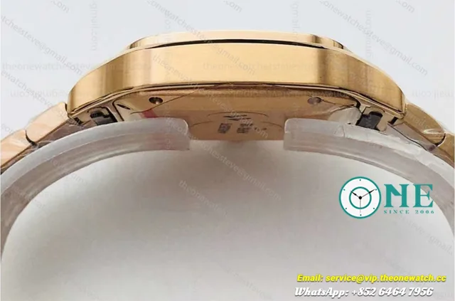 Santos Diamonds RG/RG White/Roman Dial KORF MY9015 — photo 6