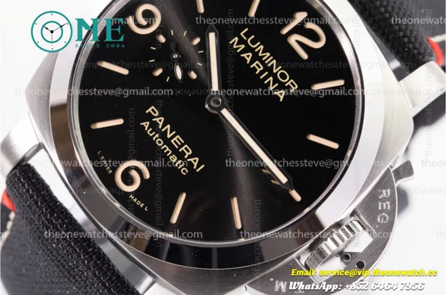 Panerai - PAM 1025 Luminor Marina Auto 44mm SS/NY VSF P9010 — photo 11