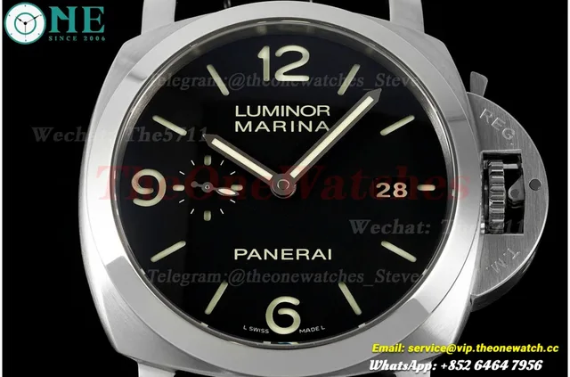 PAM312 Lum. 1950 3 Days 44mm SS/LE VSF P9000 Super Clone — photo 2