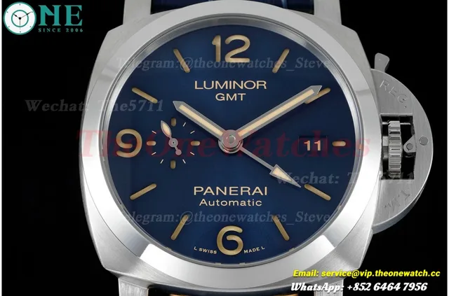 PAM1033 GMT 44MM SS/LE Blue VSF V2 P9011 — photo 2