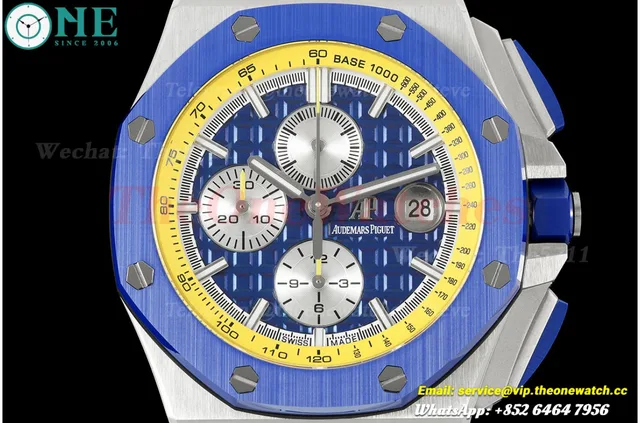 Royal Oak Offshore 26400SO 44mm SS/RU Blue Dial APJF A3126 — photo 2