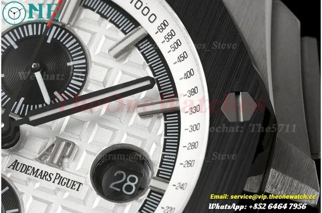 Royal Oak Offshore 26400SO 44mm SS/RU White Dial APJF A3126 — photo 8