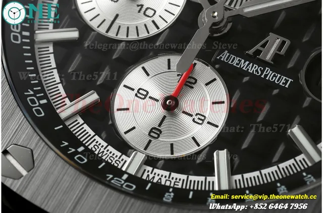 Royal Oak Offshore 26400IO 44mm SS/RU Black Dial APJF A3126 — photo 7