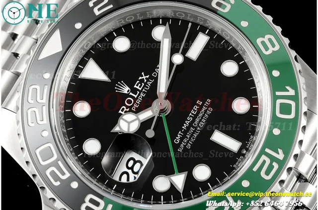 GMT Master II 126720 Sprite Jub 40mm SS/SS Black Dial VSF DD3285 — photo 3