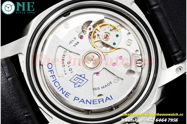 PAM1312 Lum. Marina Auto 44mm Black SS/LE VSF P9010 — photo 15