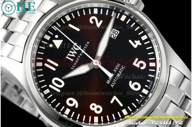 Pilot Mark XVII 40mm SS/SS Black Dial on White Hand MZF A2892 — photo 3