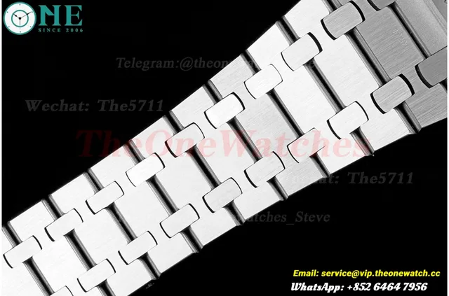Royal Oak 15400 SS/SS Grey/Stk APSF SA3120 Super Clone — photo 19