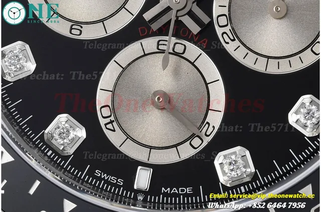 Daytona 126519 40mm SS/RU Black/Dia VSF V2 DD4131(Gain Weight) — photo 9